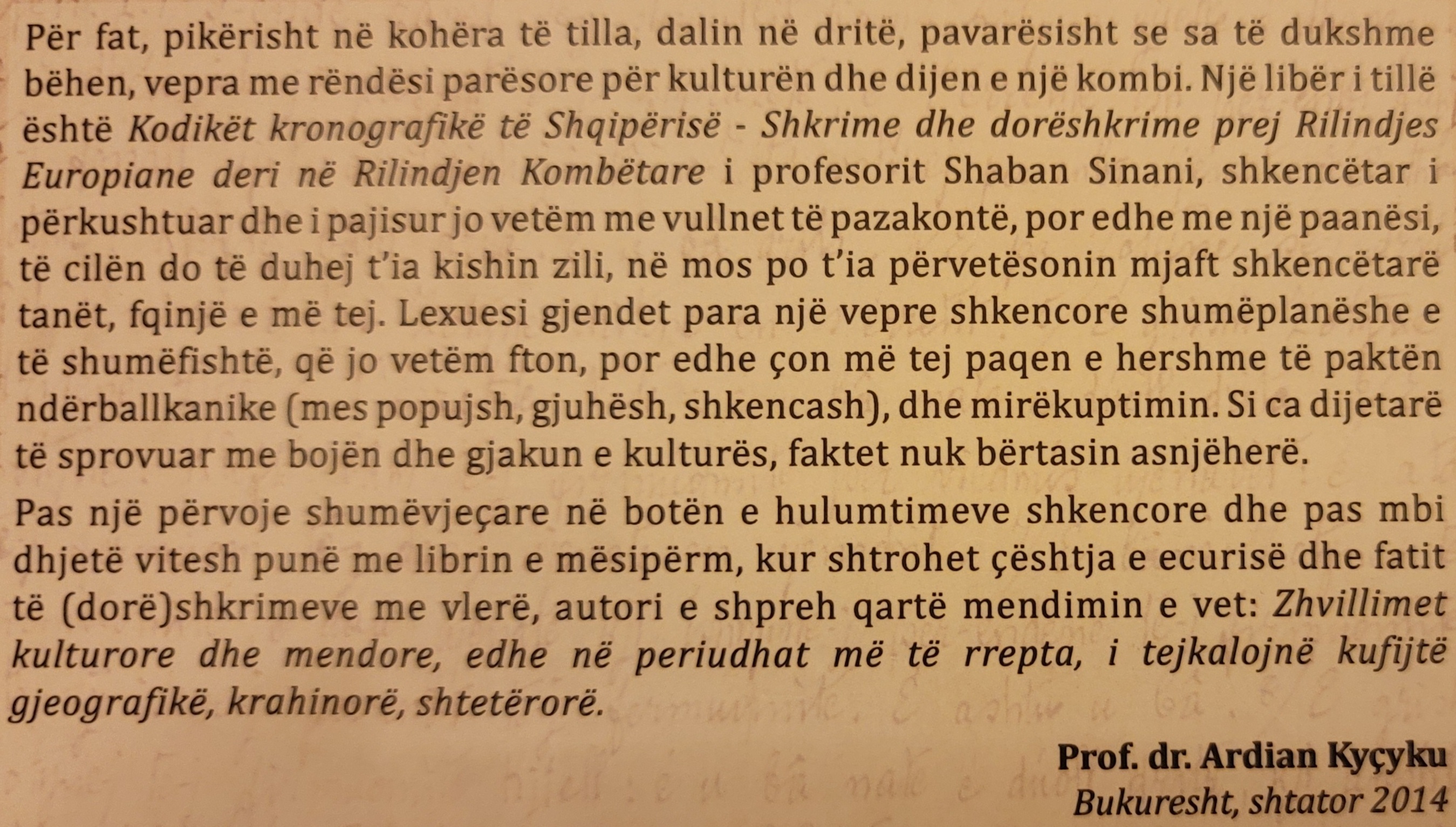 faqe ilustruese, Kodiket kronografike.jpg